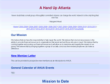Tablet Screenshot of ahandupatlanta.org